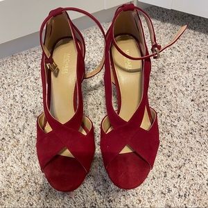 Michael kors red heels